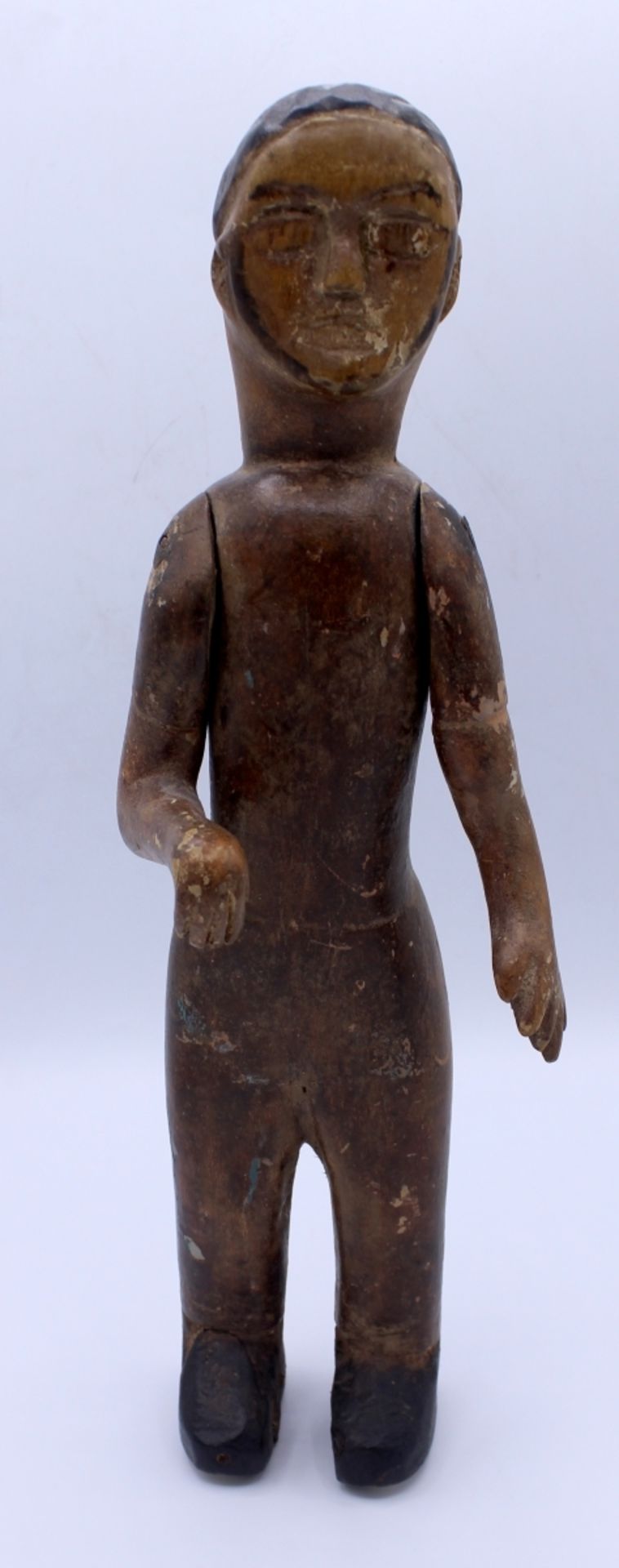 Figur - Ashanti oder Akan - Ghana oder Elfenbeinküste Holz, mit beweglichen Gliedern, grobe