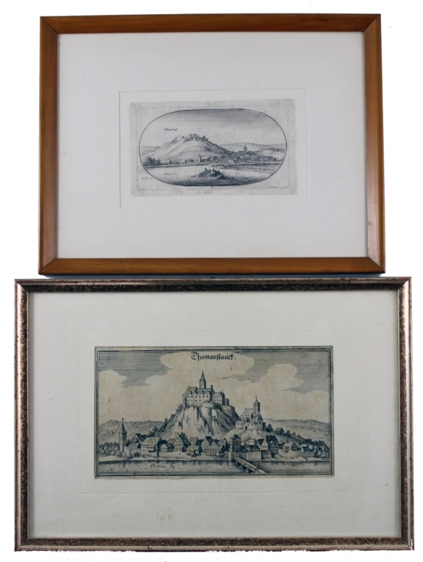 Paar Grafiken aus dem 17.Jahrhundert 1. Radierung - Wenceslaus HOLLAR VON PRACHNA (1607 Prag -1677