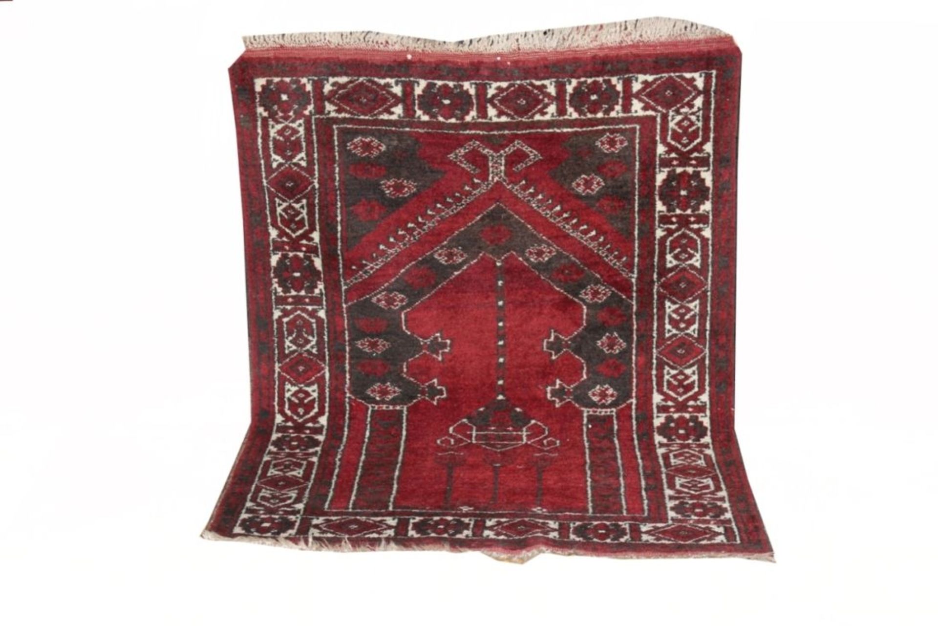 Orientteppich - Belutsch Persien als Gebetsteppich, Wolle, Maße ca. 120x89 cm