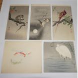 A collection of Japanese woodblock prints.