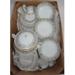 A Noritake part dinner and Tea service in the polonaise pattern