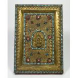 A 19th century or earlier Tibetan religious plaque