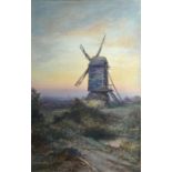 † Henry John Sylvester Stannard RBA FRSA (British, 1870-1951). An Outward Windmill