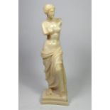 A Greek alabaster figurine of Aphrodite