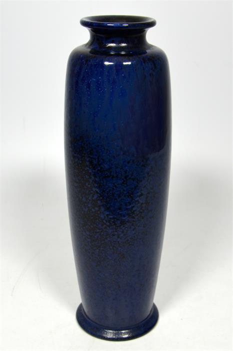 A Ruskin vase, blue souffle glaze