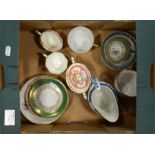 A mixed tray lot of ceramics