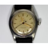 A Rolex Oyster Precision Speed King stainless steel wristwatch