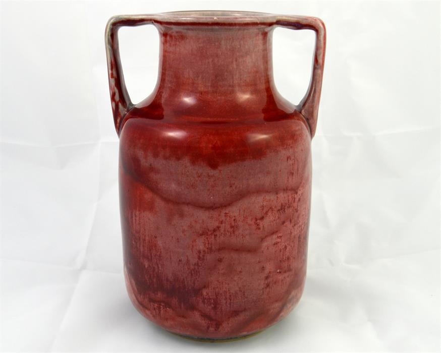 A Ruskin Pottery high fired two-handled vase - Image 3 of 5