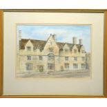 J.O. Pickering, three watercolours of Chipping Campden