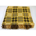 A Welsh blanket, with geometric design