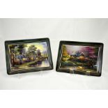 Six limited edition plates by Thomas Kinkade in the 'Hometown Memories series