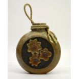 A Studio Pottery pilgrims flask