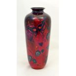 A Royal Doulton sung vase decorated with a butterfly,