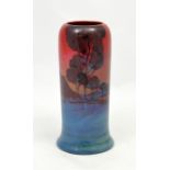 A Royal Doulton sung vase decorated with a landscape scene