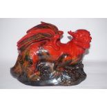 A Royal Doulton Flambé dragon HN2085