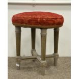 A Louis XVI style stool