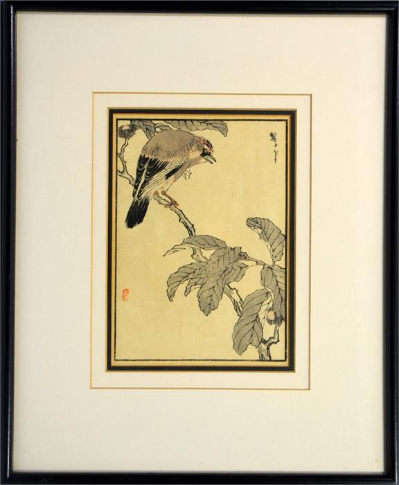 Three Kono Bairei Japanese woodblock prints
