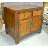 A 19th century Chinese elm chest