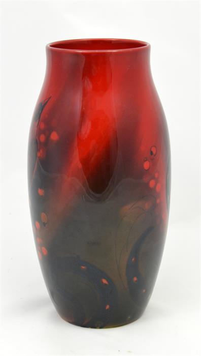 A Royal Doulton sung vase decorated with a bird in fligh - Image 2 of 10