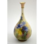 A Hadley Worcester bottle vase