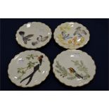 Four Royal Worcester Dorothy Doughty dessert plates