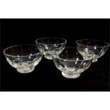 Clyne Farquharson for John Walsh Walsh, a set of Kendal cut glass bowls