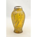 An Art Nouveau, Loetz style glass vase