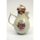 A Chinese export famille rose coffee pot