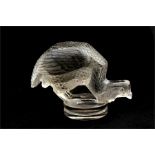 Rene Lalique, a Pintade glass car mascot