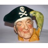 A large Royal Doulton character jug, 'Long John Silver'' D6799, with a Holmes backstamp.