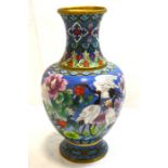 A Chinese Cloisonne vase