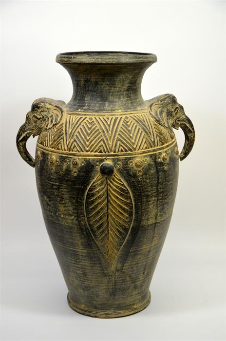 A large Chinese floor vase - Image 2 of 2