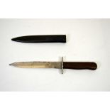 A World War Two German army fighting knife, total length 30cm.