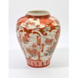 A Japanese Kutani vase