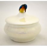 A Royal Doulton lustre powder bowl and cover