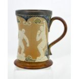 A Doulton Lambeth stoneware tankard