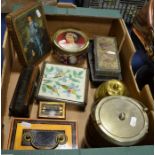 A selection of cash boxes and commemorative tins (10)