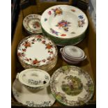 Dinner Ware including Spode Chinese Rose, Byron etc (55+)