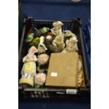 A collection of Continental, Worcester and Beswick figures