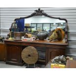 A large mirrored saloon style sideboard