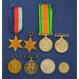 WWI and WWII medal groups