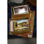 A selection of postcards and two new post card albums