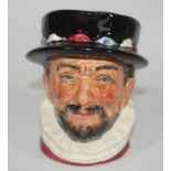 A Royal Doulton colourway small character jug 'Beefeater'