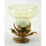 W A S Benson and James Powell and Sons, an Arts and Crafts ceiling light