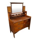 Shapland and Petter, an Arts and Crafts mahogany dressing chest