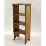 Nancy School, an Art Nouveau marquetry bookcase