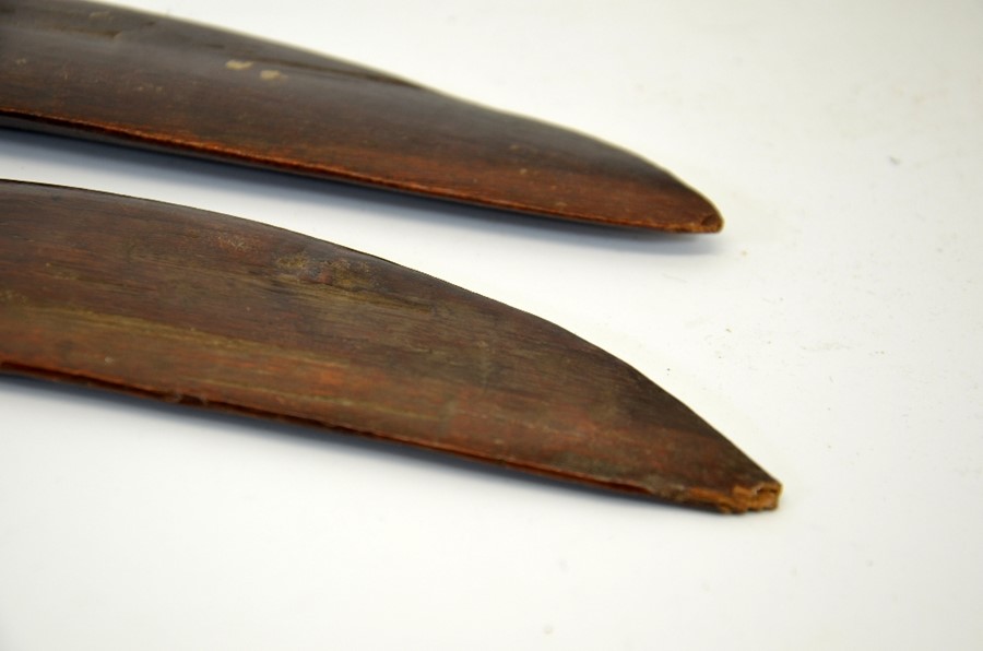 Two 19th century Australian Aboriginal boomerangs - Image 3 of 7