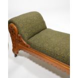 Charles Bevan (attributed), a Gothic Revival pine chaise longue