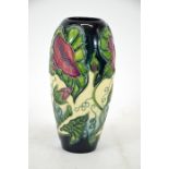 A Moorcroft Collectors Club 1998 vase, with deep pink floral decoration