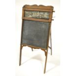 An American Arts and Crafts easel back blackboard